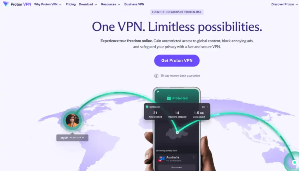ProtonVPN – Strong Privacy and Security