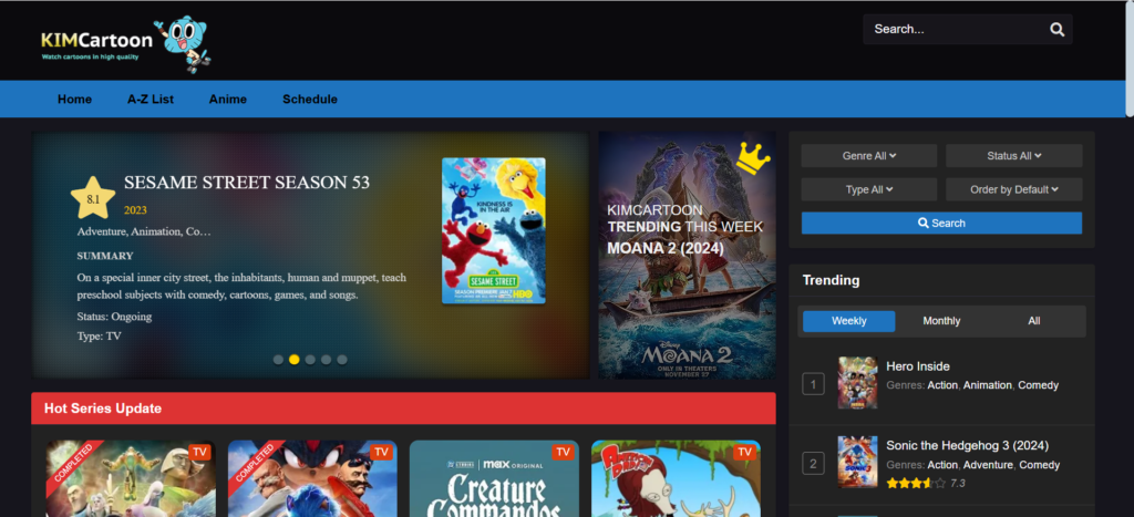 KimCartoon – Best for Cartoon Lovers | Top 13 Best Watch Cartoon Online Free Websites in 2025