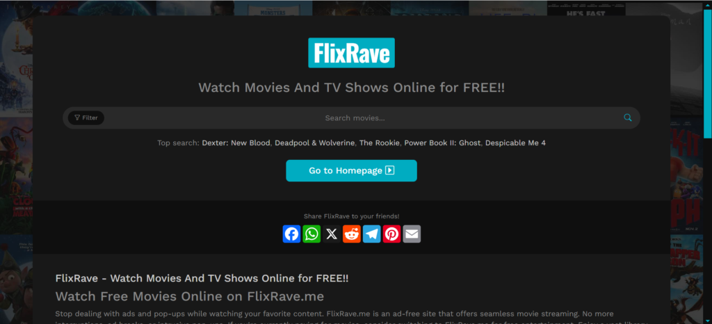 FlixRave: A High-Quality Streaming Site with No Ads and Free HD Content | 13 Best FMovies Alternatives for Free Streaming (2025)