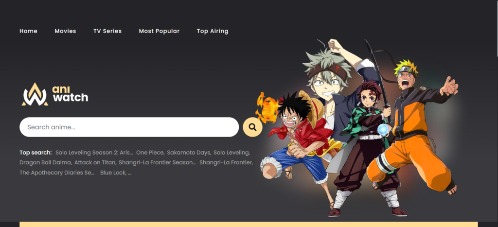 AniWatch: A great place to find new releases with an active community | 13 Best KissAnime Alternatives That Still Work in 2025