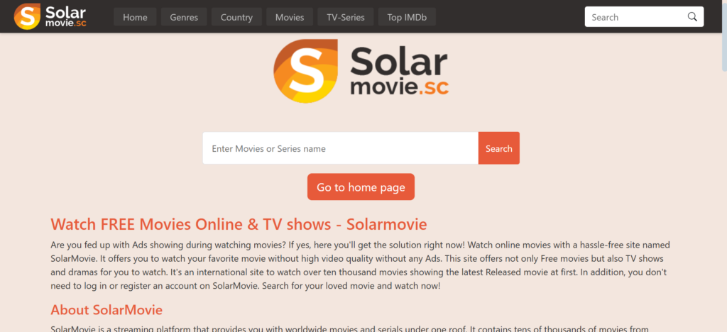 SolarMovie: Best Soap2day alternative for free streaming | 19 Best Soap2day Alternatives to Watch Free Movies in 2025