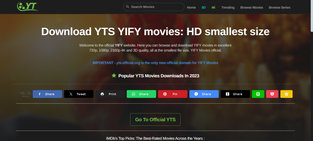 YTSMovies: Smooth streaming & easy navigation like Soap2day | 19 Best Soap2day Alternatives to Watch Free Movies in 2025