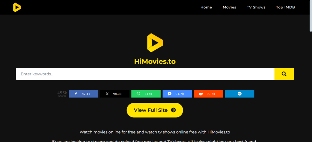 HiMovies: Feature-packed Soap2day alternative with Chromecast support | 19 Best Soap2day Alternatives to Watch Free Movies in 2025
