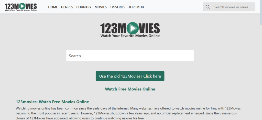 123Movies: A classic Soap2day alternative, but ad-heavy | 19 Best Soap2day Alternatives to Watch Free Movies in 2025