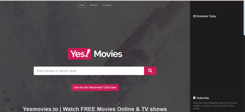 YesMovies: A slick Putlocker alternative with minimal ads.