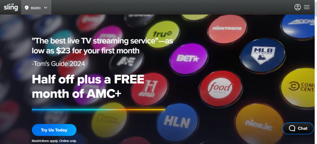 Sling TV: A cost-effective alternative to Putlocker for streaming | The 21 Best Putlocker Alternatives to Stream Movies Online