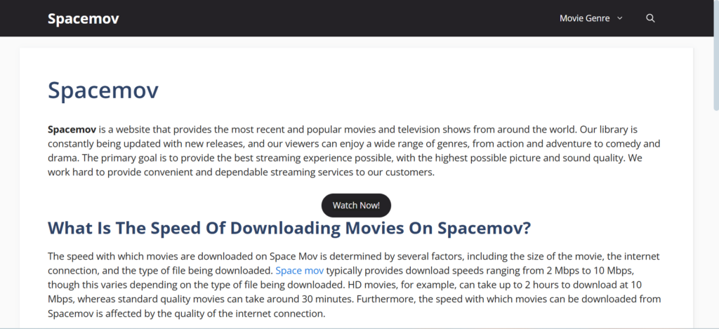 Spacemov: One of the Best Flixtor Alternatives for the Latest Movie Releases