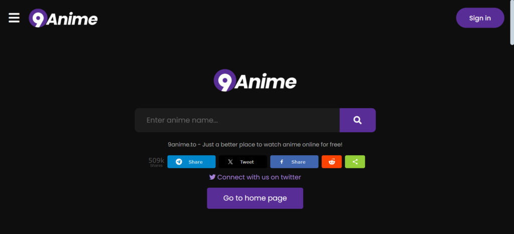 9Anime: A frequently updated anime platform with both subbed and dubbed content | 17 Best KissCartoon Alternatives in 2025 (100% Working & Safe)