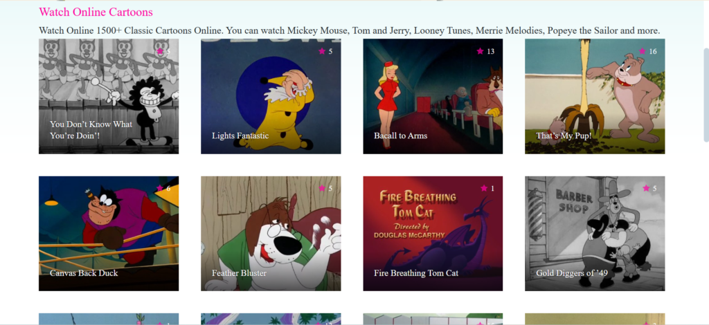 Super Cartoons: A collection of classic and modern cartoon series for all ages
