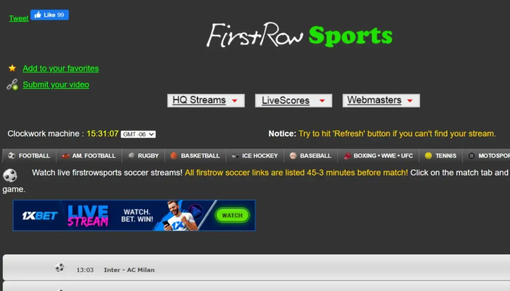 FirstRow Sports | The 17 Best Stream2Watch Alternatives in 2025 (Free & Safe)