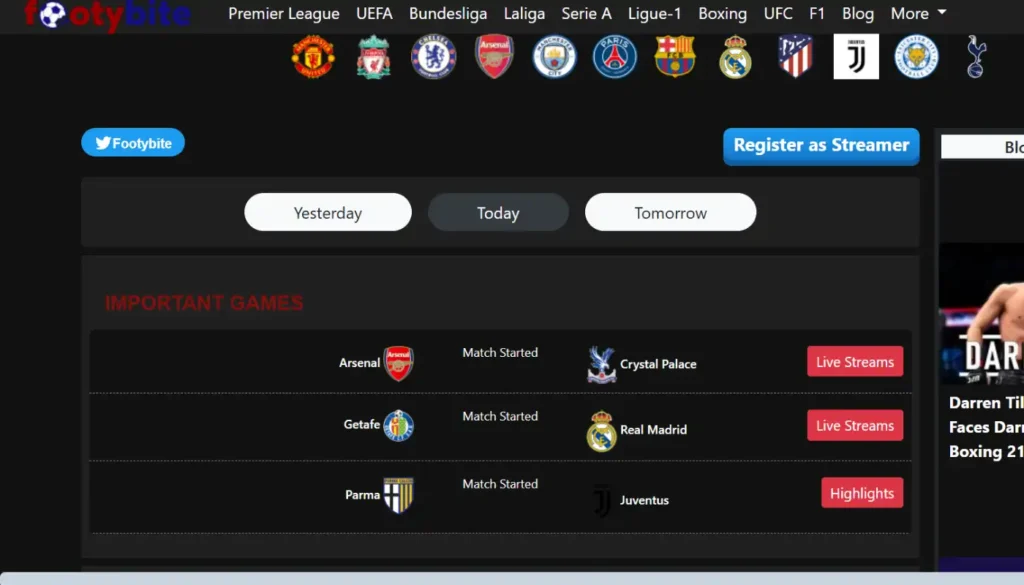 Footybite | The 17 Best Stream2Watch Alternatives in 2025 (Free & Safe)