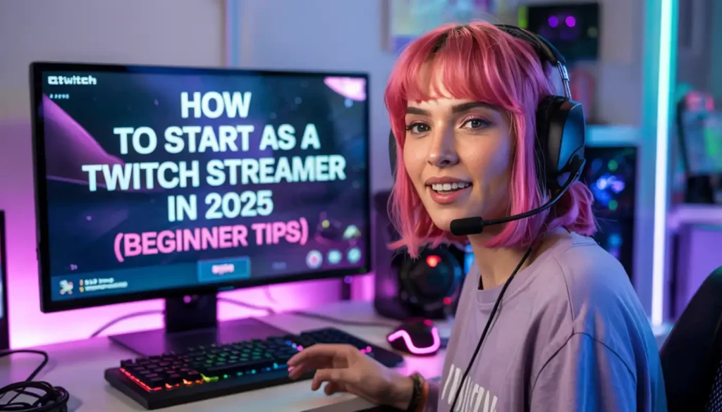 How to Start as a Twitch Streamer in 2025 (Beginner Tips)
