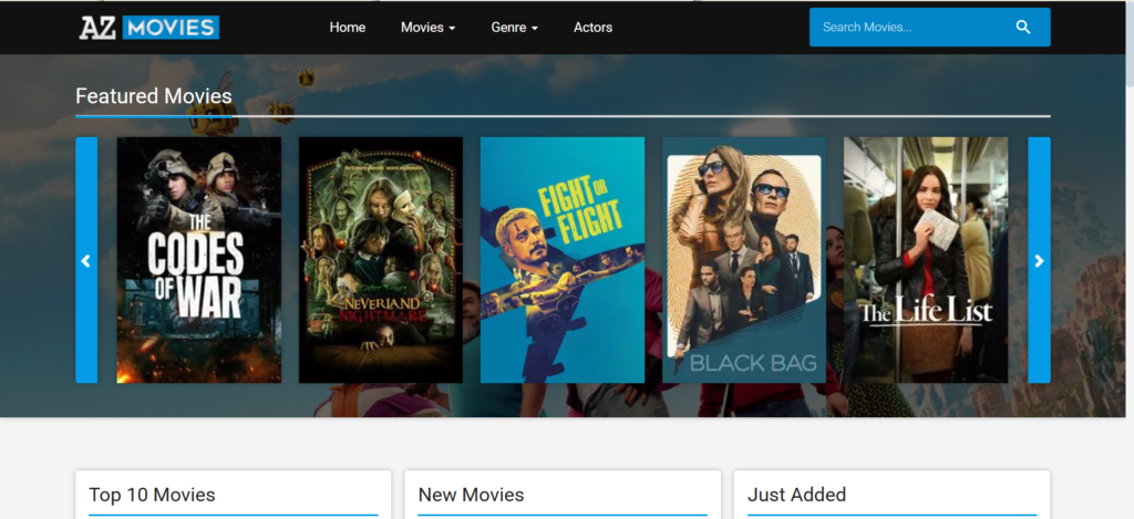 AZMovies | 27 Best 123Movies Alternatives to Watch Free Movies Online (2025)
