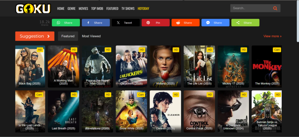 GOKU | 27 Best 123Movies Alternatives to Watch Free Movies Online (2025)