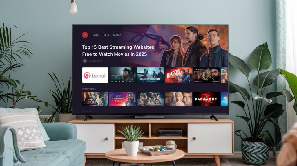 Top 15 Best Streaming Websites Free to Watch Movies in 2025
