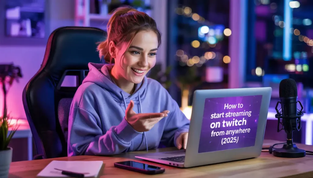 How to Start Streaming on Twitch from Anywhere (2025)