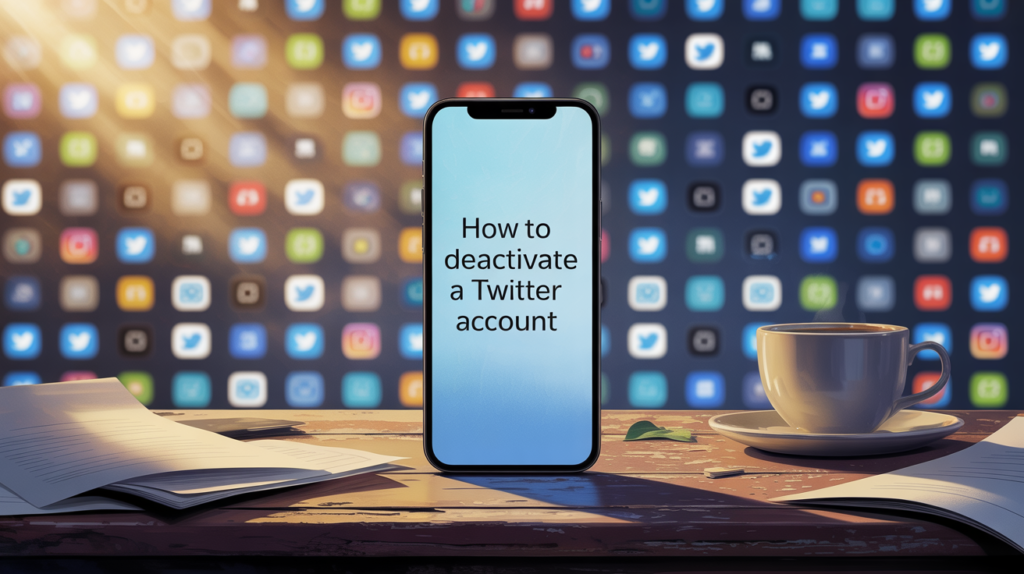how to deactivate a twitter account