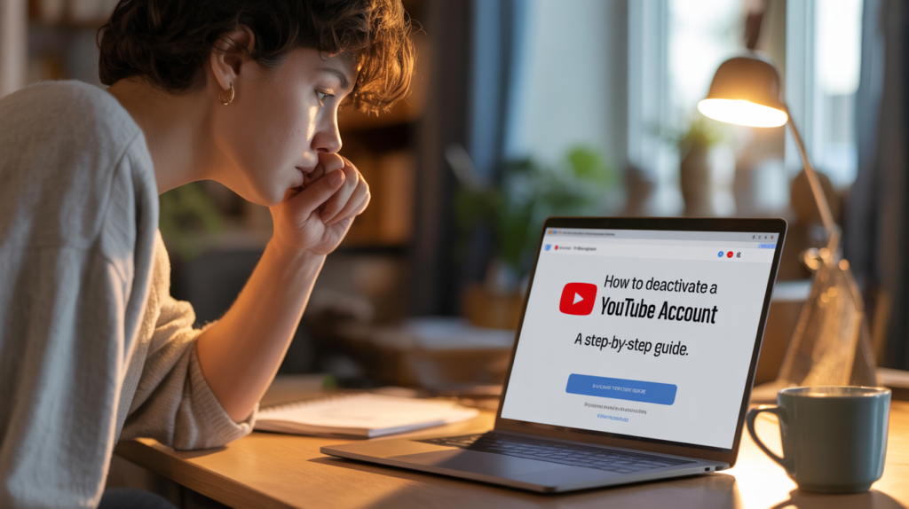 how to deactivate youtube account